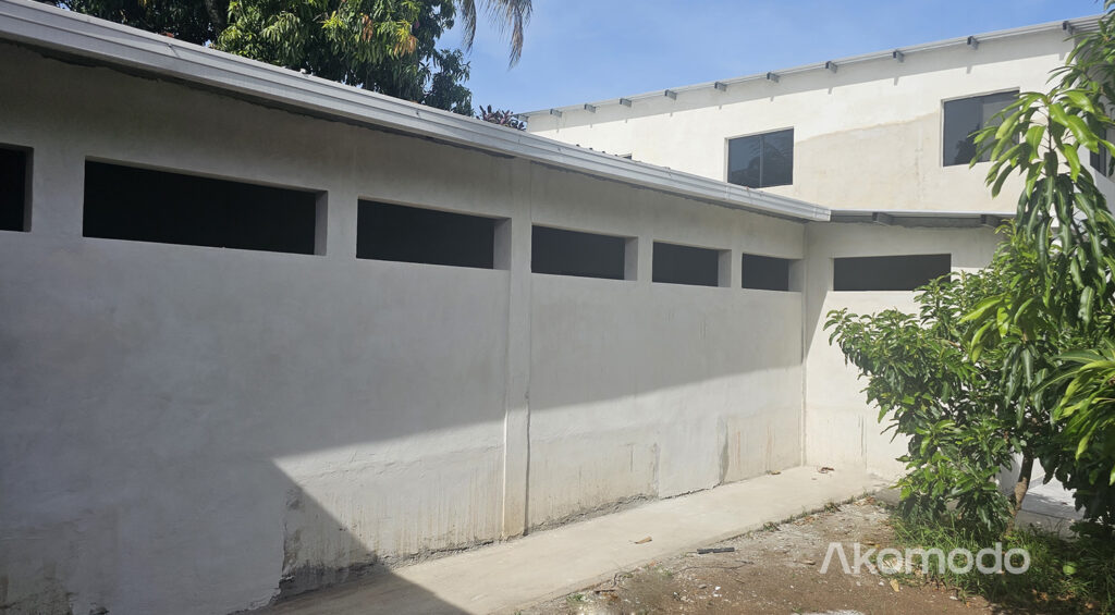 Vista externa hacia el corredor